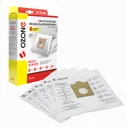 Мешки-пылесборники Ozone синтетические 5 шт + микрофильтр для CONTI, ENTRONIC, SHIVAKI M-05